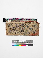 中國臺江苗族紅底藍縐繡繡片藏品圖，第2張