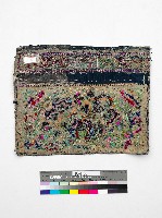 中國臺江苗族黑底綠縐繡繡片藏品圖，第2張