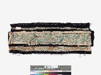 中國臺江苗族黑底綠縐繡繡片藏品圖，第2張