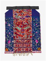 中國施洞苗族藍底刺繡圍腰藏品圖，第1張