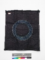 中國黎平苗族黑底刺繡背扇藏品圖，第2張