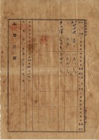 大正七年蕭家燦持分業主權相續登記申請書藏品圖，第11張