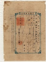 明治三十八年黃正身土地臺帳謄本藏品圖，第1張