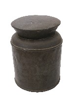 鐵製鐵黑色茶葉罐藏品圖，第1張