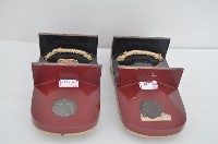 日式夏季用編蓆漆木屐藏品圖，第3張