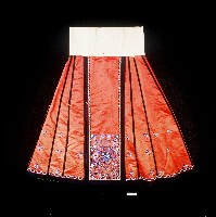 蝴蝶繡馬面裙藏品圖，第2張