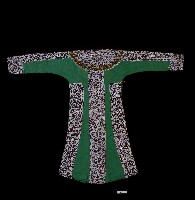 排灣族圓領大襟長袖女用長袍藏品圖，第1張