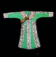 排灣族圓領大襟長袖女用長袍藏品圖，第2張