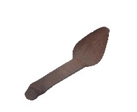 木色長柄木匙藏品圖，第1張