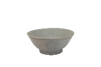 青花印花團鶴紋碗（海撈瓷器)藏品圖，第2張
