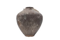 褐釉小口四繫陶罐(海撈陶器)藏品圖，第1張