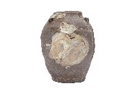 褐釉寬口四繫陶罐(海撈陶器)藏品圖，第1張