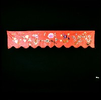 水仙彩蝶繡花床簾藏品圖，第1張