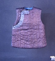 玄色鋪棉褂袷鎏金扣大襟衫藏品圖，第1張