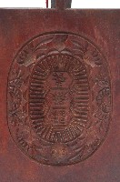 棗紅色福祿壽字龜紋木製製粿模具藏品圖，第2張