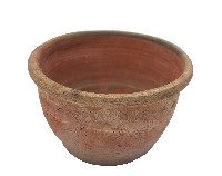 引水用橘色圓形磚臺鍋藏品圖，第2張