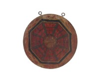 木製八卦木板避邪物藏品圖，第1張