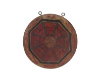 木製八卦木板避邪物藏品圖，第2張