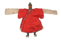 紅色布袋戲偶藏品圖，第1張