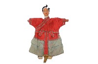 紅色布袋戲偶藏品圖，第1張