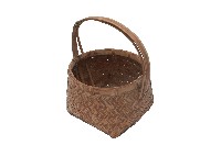 圓口多角手提竹籃藏品圖，第2張