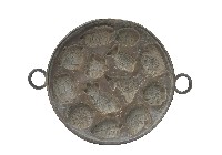 鐵製各類造型糕點圓型模具盤藏品圖，第2張