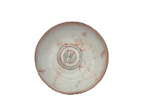 紅綠彩壽紋盤藏品圖，第2張