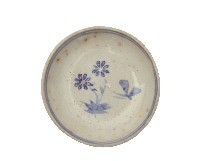 青花花草蝶紋盤藏品圖，第2張