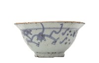 青花折沿行龍紋碗藏品圖，第2張