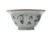 青花折沿行龍紋碗藏品圖，第2張