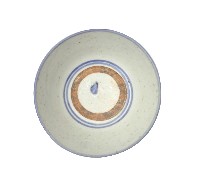 青花開光折枝花卉紋碗藏品圖，第1張