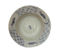 青花錦地開光雜寶紋折沿碗藏品圖，第1張