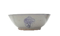 青花印花紋碗藏品圖，第1張