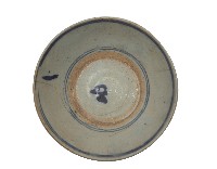 青花簡筆山水紋碗藏品圖，第2張