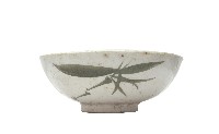 綠彩竹葉紋碗藏品圖，第2張