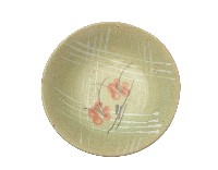 彩繪寫意折枝櫻花紋大碗藏品圖，第1張