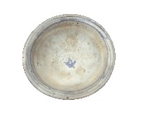 青花黃釉寫意花果紋折沿大碗藏品圖，第2張