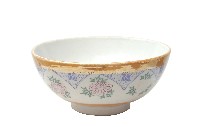 彩繪金口福字菊花印紋碗藏品圖，第1張
