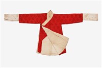 紅色花樣戲服藏品圖，第1張