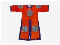 紅色龍紋長擺戲服藏品圖，第1張