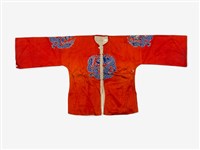 紅色龍紋上衣戲服藏品圖，第1張