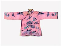 粉紅色花鳥紋上衣戲服藏品圖，第1張