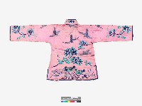 粉紅色花鳥紋上衣戲服藏品圖，第2張