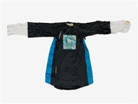 黑色白鶴繡樣戲服藏品圖，第1張