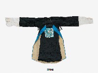 黑色白鶴繡樣戲服藏品圖，第2張