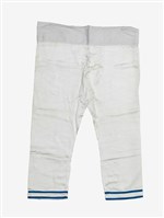 乳白色滾藍邊長褲戲服藏品圖，第1張