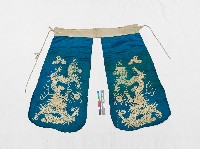 藍底龍紋繡花佩飾藏品圖，第3張