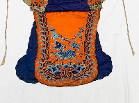 橘底藍色龍紋佩飾藏品圖，第3張