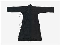 黑色素面長擺戲服藏品圖，第1張