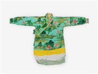 綠色風景圖案套裝藏品圖，第1張